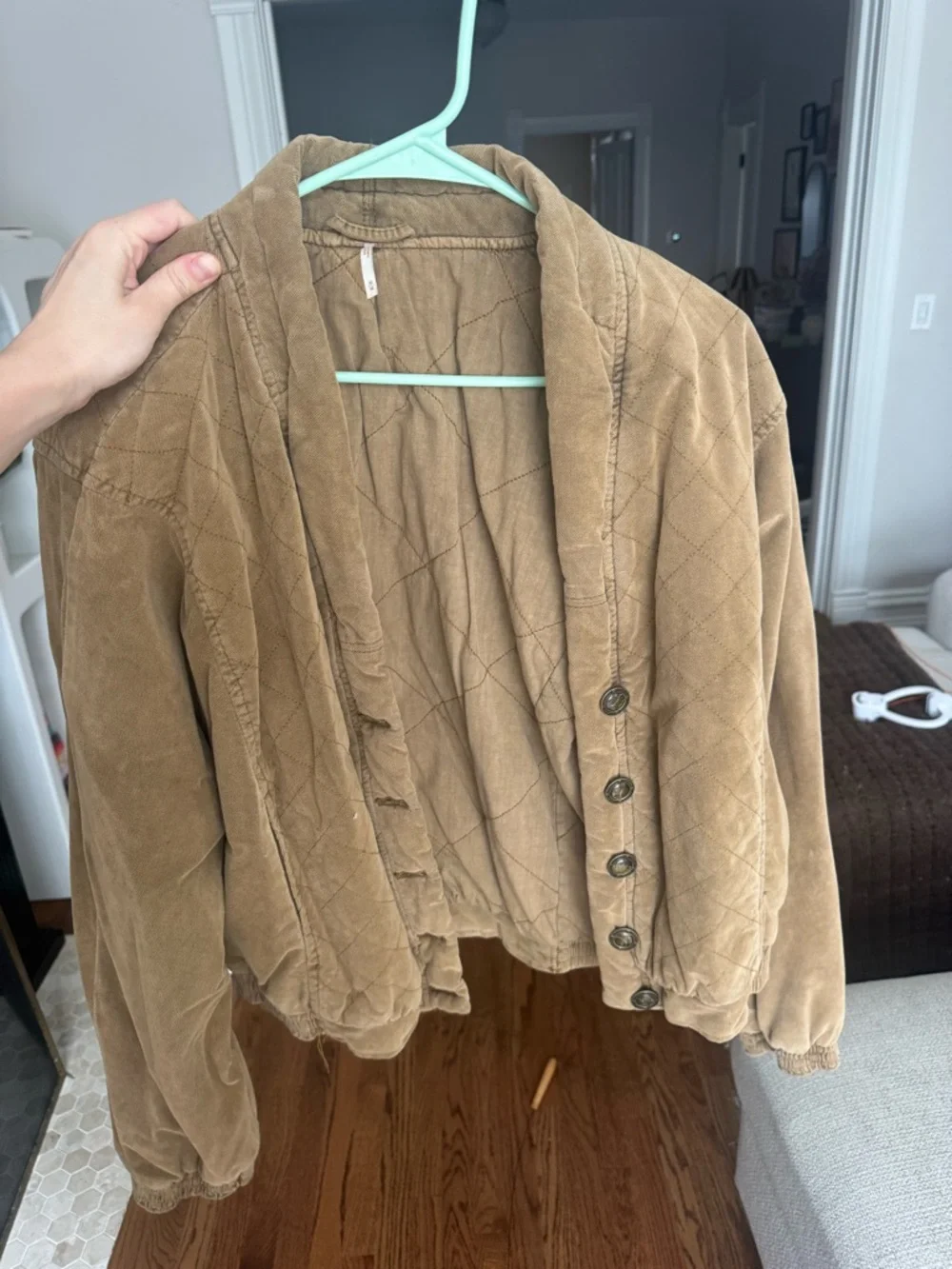Free People Main Squeeze Bomber Jacket in M (Like New) - Picture 6 of 6